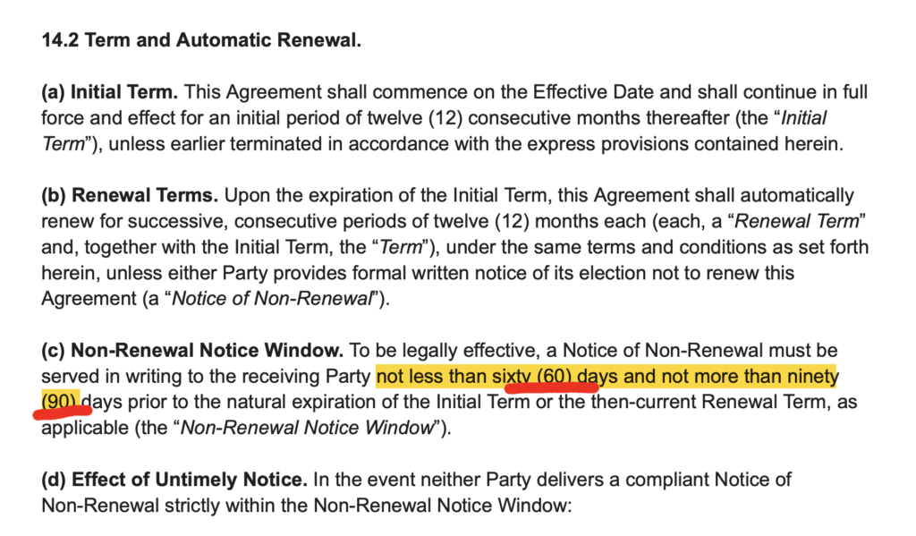 Redacted contract evidence