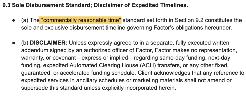 Redacted contract evidence